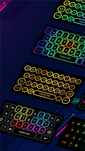 RGB LED Keyboard – Lighting Keyboard, Neon Led screenshot 1