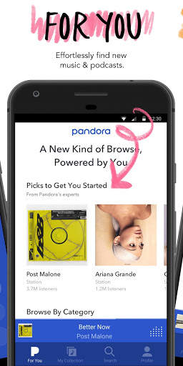 Pandora - Streaming Music, Radio & Podcasts screenshot 2