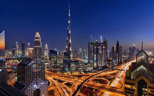 Dubai Night Live Wallpaper (backgrounds & themes) screenshot 7