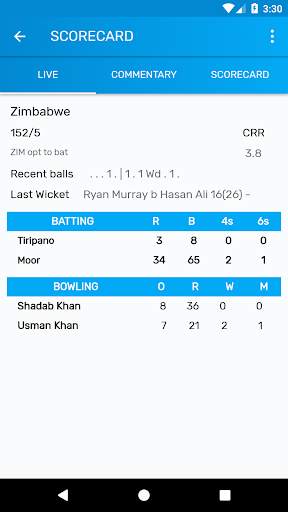 CricOne - Fast Live Cricket Score,Commentary,Tips screenshot 3