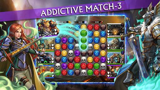 Gems of War - Match 3 RPG screenshot 1