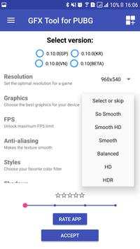 GFX Tool - HDR Graphics and FPS Unlocker for PUBG screenshot 2