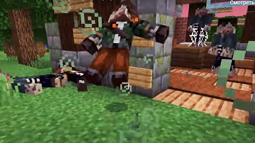 Zombie mod in mcpe world screenshot 5