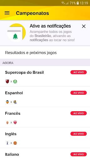 Placar UOL - Futebol em Tempo Real screenshot 3