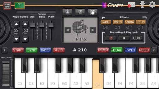 Music Keyboard Pro screenshot 1