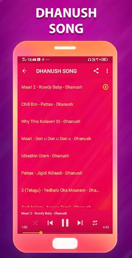 Dhanush Songs screenshot 2