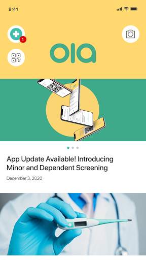 The Ola App: Screen. Check In screenshot 1