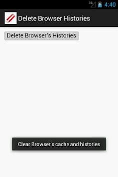 Clear/Erase Browser's History screenshot 2