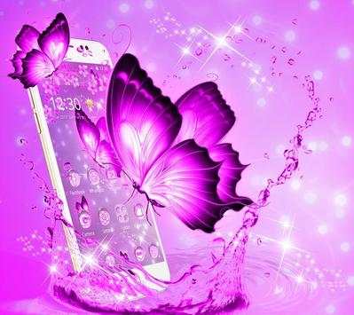 3D Neon Butterfly Kawaii Theme screenshot 5