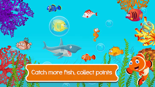 Sea Fishing - fun toddler and kids games for free! screenshot 1