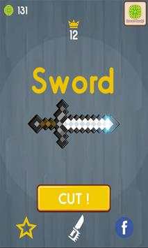Knife Minecraft Hit Up! screenshot 2