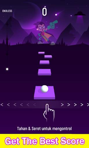 Teen Titans Magic Tiles Hop screenshot 3