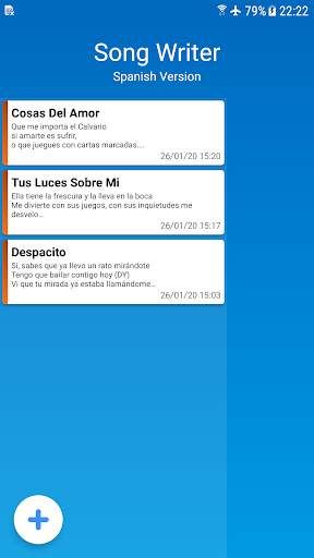 Spanish Song Writer - Rhymes Finder screenshot 1