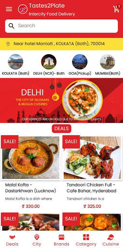t2p (tastes2plate) screenshot 1