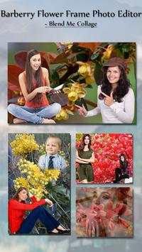 Barbary Flower Frame Photo Editor Blend Me Collage screenshot 4