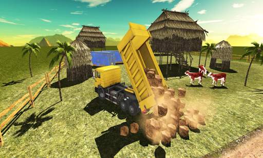 Dump & Loader Truck Free screenshot 2
