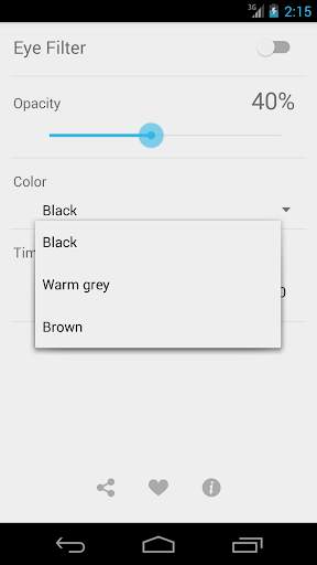 Eye Filter (Blue light filter) screenshot 2