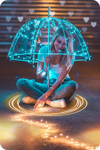 Light Glow Crown Photo Editor - Neon Photo Effects 3 تصوير الشاشة