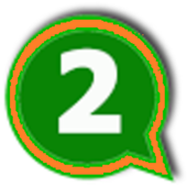 Dual Whatsapp in single phone icon