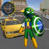 Stickman brazil Capitaine Rope Hero Gangster Crime 1.0