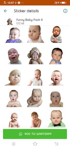 New WAStickerApps - Cute Baby Stickers screenshot 4