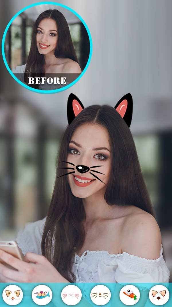 Cat Face Photo Editor screenshot 1