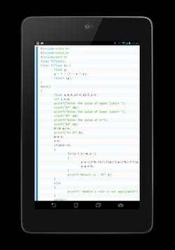 C program for Numerical Method screenshot 9