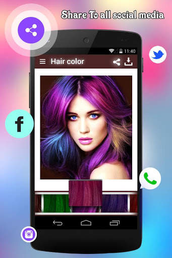 Hair Color Changer скриншот 5