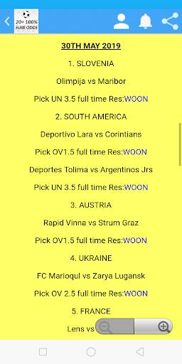 20+ 100% SURE ODDS screenshot 3
