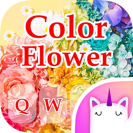 Color Flower Free Keyboard Theme icon