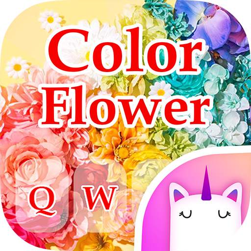 Color Flower Free Keyboard Theme 1.0