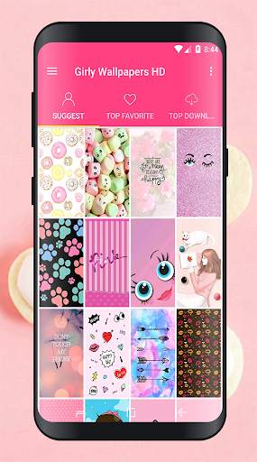 💕Girly Wallpapers ✿ Lock Screen For Girls ✿ 1 تصوير الشاشة
