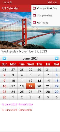 US Calendar 2024 screenshot 4