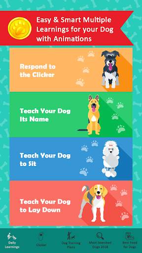 Dog Clicker Puppy Training App screenshot 1