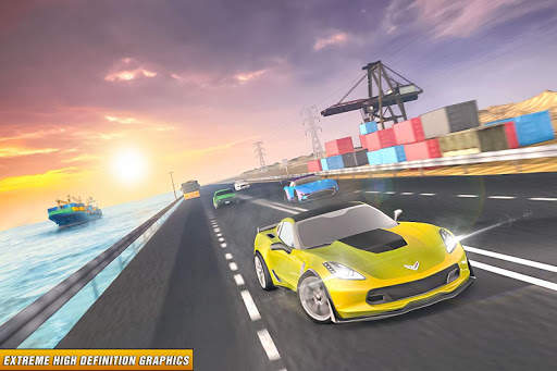 Drive in Car on Highway : Racing games screenshot 4