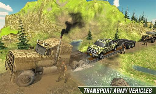 Army Car Transport Truck Driver 2019 screenshot 1