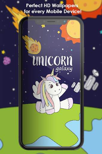 Magical Cute Unicorn Wallpaper screenshot 1