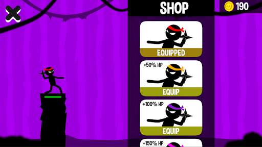 Stickman Ninja: Shuriken Fighter screenshot 2