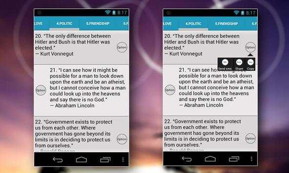 Quotes and Status on Pic screenshot 3