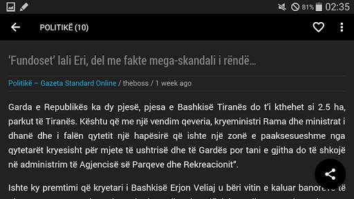 albania news LTD : Breaking News  & Latest News screenshot 14