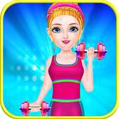 Fat to Fit Fitness Girl Game for Girls logo