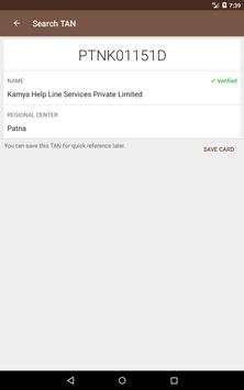 TAN Search, Application Status screenshot 12