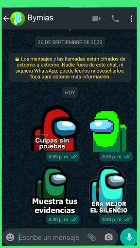 Stickers de AmongUS para Whatsapp - WAStickerApps screenshot 6