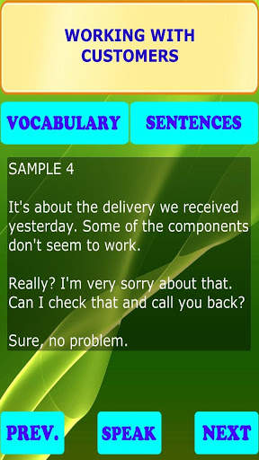 Business English speaking fluently app for free screenshot 4