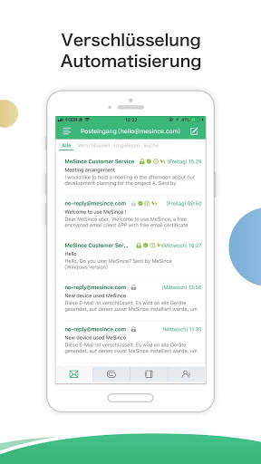 MeSign - Mail-Client mit Verschlüsselung screenshot 1