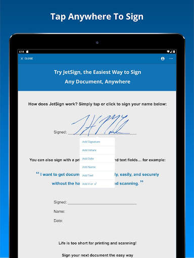 JetSign Signature App: Fill & Sign PDF Docs Now screenshot 12