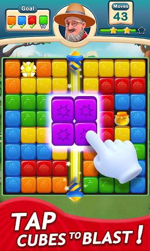 Fruit Cubes Blast - Tap Puzzle screenshot 1