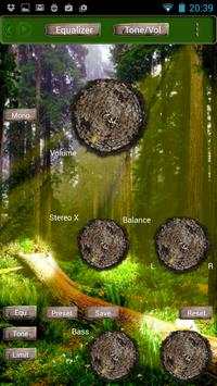 Poweramp Skin Green Jungle скриншот 5