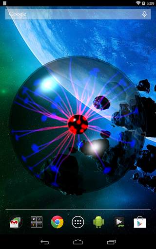 Plasma Orb Free Live Wallpaper screenshot 1