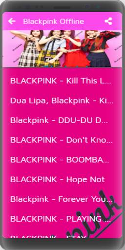 Blackpink Mp3 Offline screenshot 3